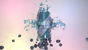 Soda Can 3D Model 3D model