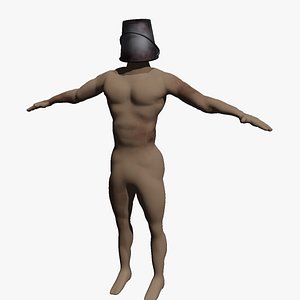 Buckethead 3D model