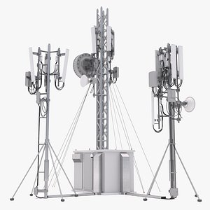 Cell Phone Towers 3D