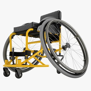 sport wheelchair 3D model