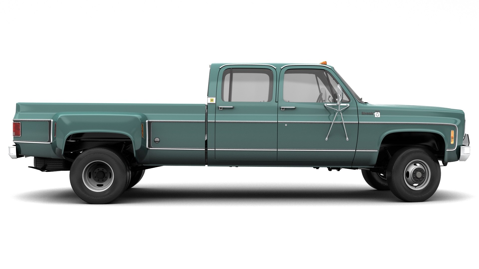 3D CHEVROLET SILVERADO K30 CREW CAB 1978 Model - TurboSquid 2154375