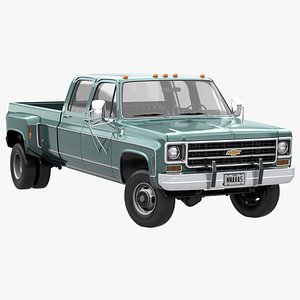3D CHEVROLET SILVERADO K30 CREW CAB 1978 model