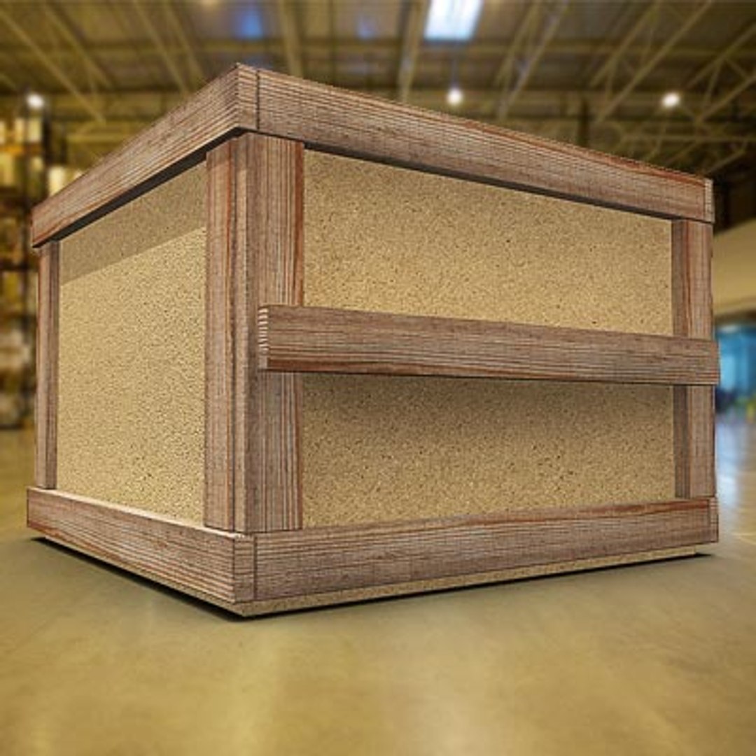 3d Model Box Storage Open