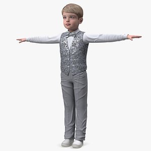 Child Boy Party Style T-Pose