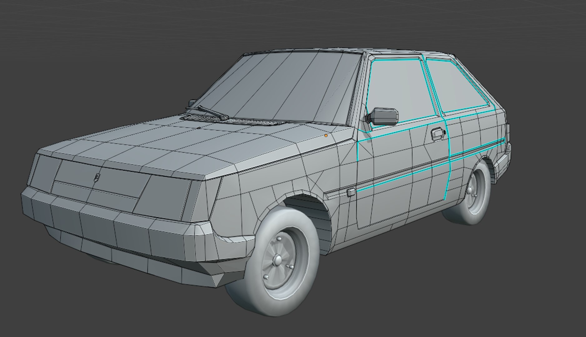 Low Poly Ukrainian Car ZAZ 1102 Tavria 1987 Model - TurboSquid 2197231