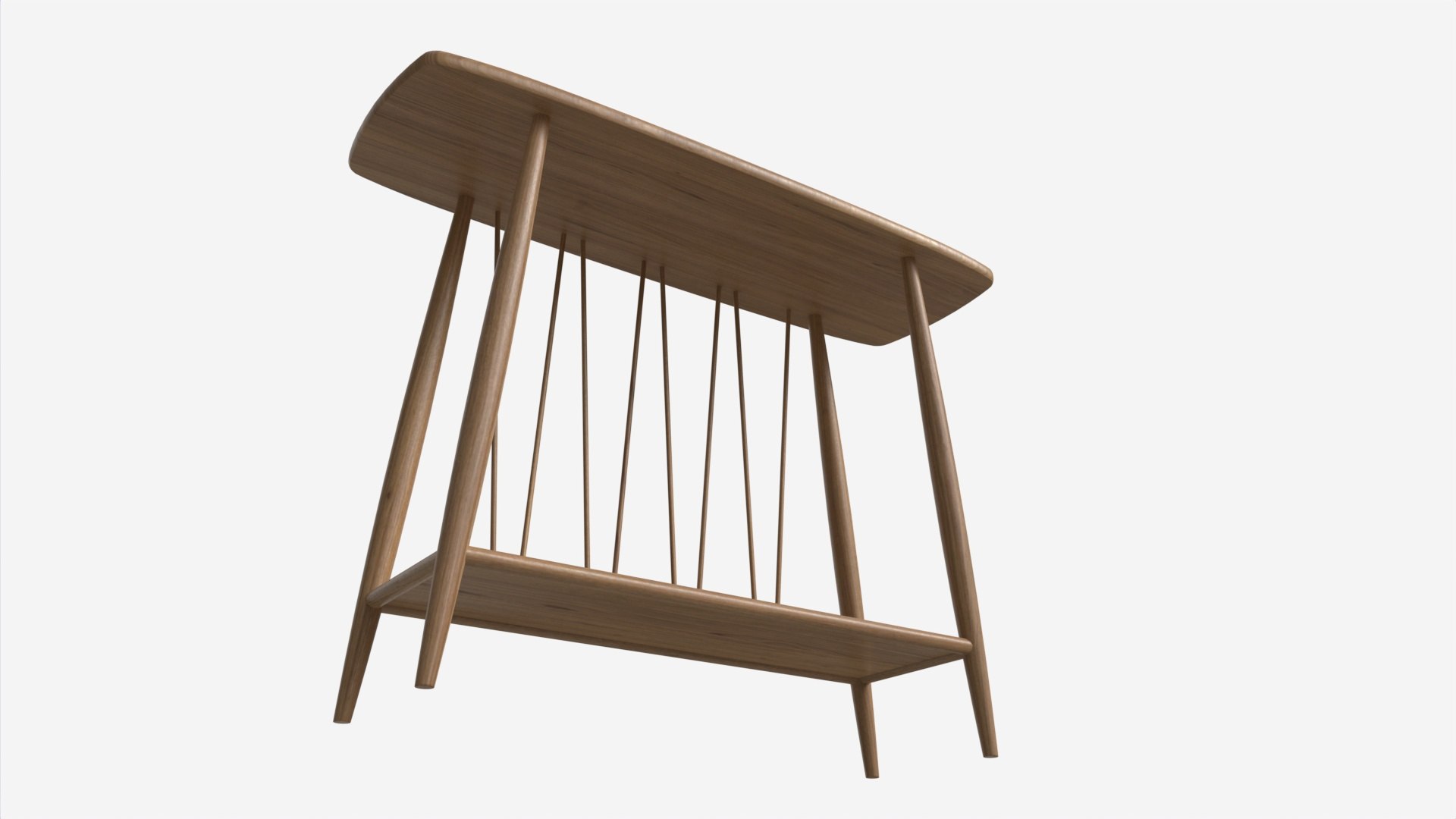 Console Table Ercol Shalstone John Lewis 3D model TurboSquid 2011019