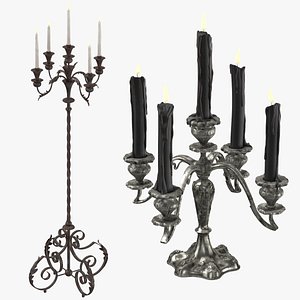 Candelabras - Mantel and Floor
