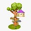 Casa sull'albero dei cartoni animati