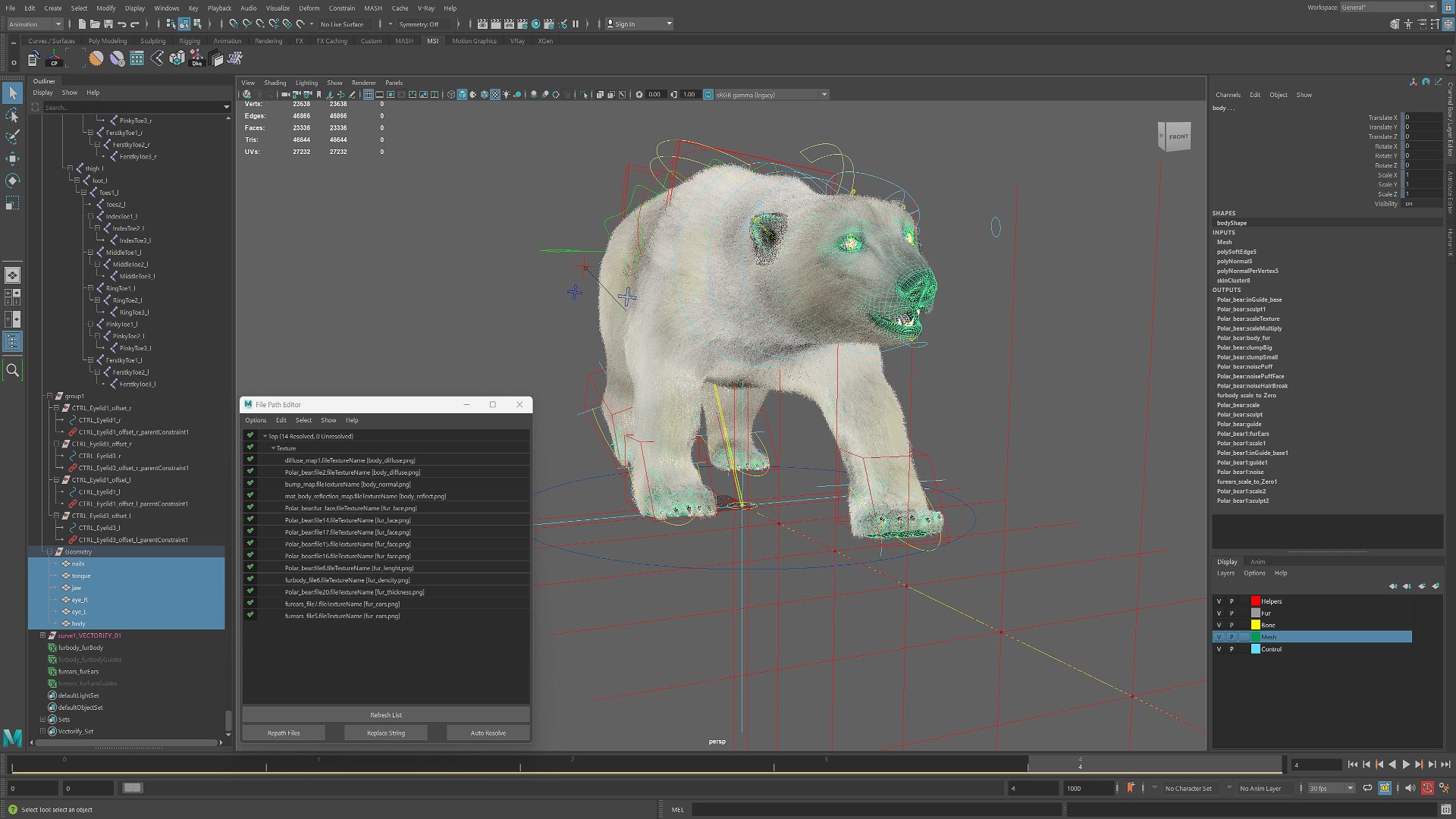 3D White Polar Bear Walk Fur Animated Rigged For Maya https://p.turbosquid.com/ts-thumb/y3/YDz5b2/VW/white_polar_bear_walk_fur_animated_rigged_for_maya_023/jpg/1774860655/1920x1080/fit_q87/88d9e084a17b6c85d217c17061eac069ae9fcd15/white_polar_bear_walk_fur_animated_rigged_for_maya_023.jpg