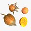 Colección Mega Fruits Low Poly