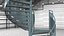 Closed Side Spiral Fire Escape Stairs