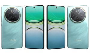 Vivo Y300 Pro Gold Inlaid jade 3D