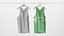Modello 3D della collezione Tank top