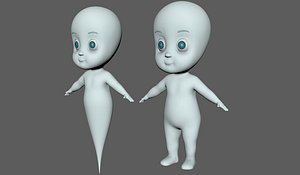 ghost cartoon 3D