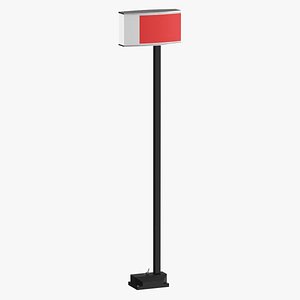 Checkout Aisle Number Label 02 Unlit and Lit