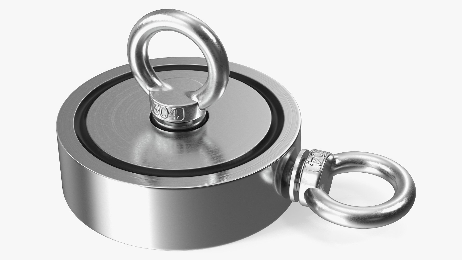 Fishing Magnet Double Sided 3D model preview