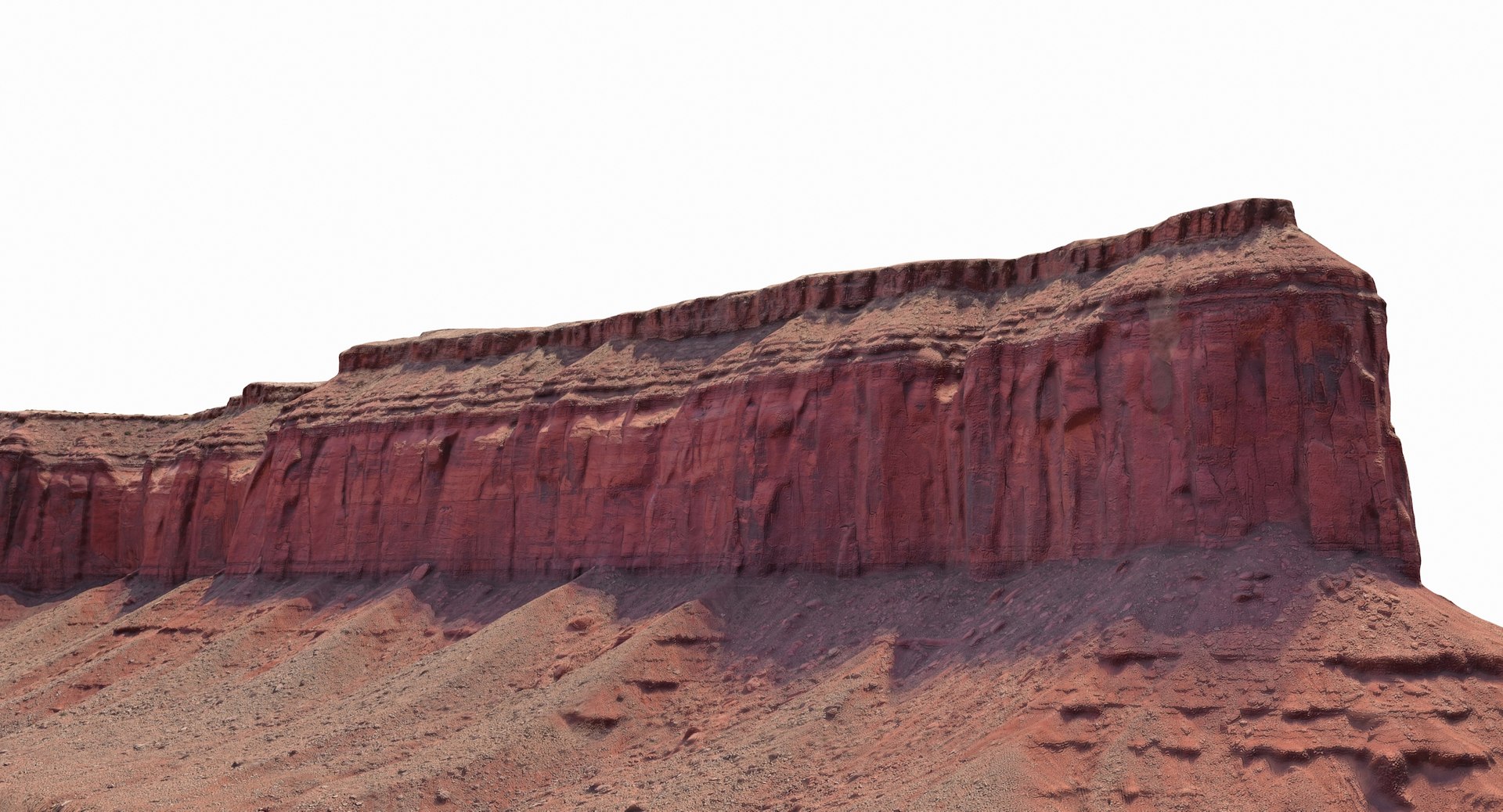 Sandstone Butte 10 3D Model - TurboSquid 1375260