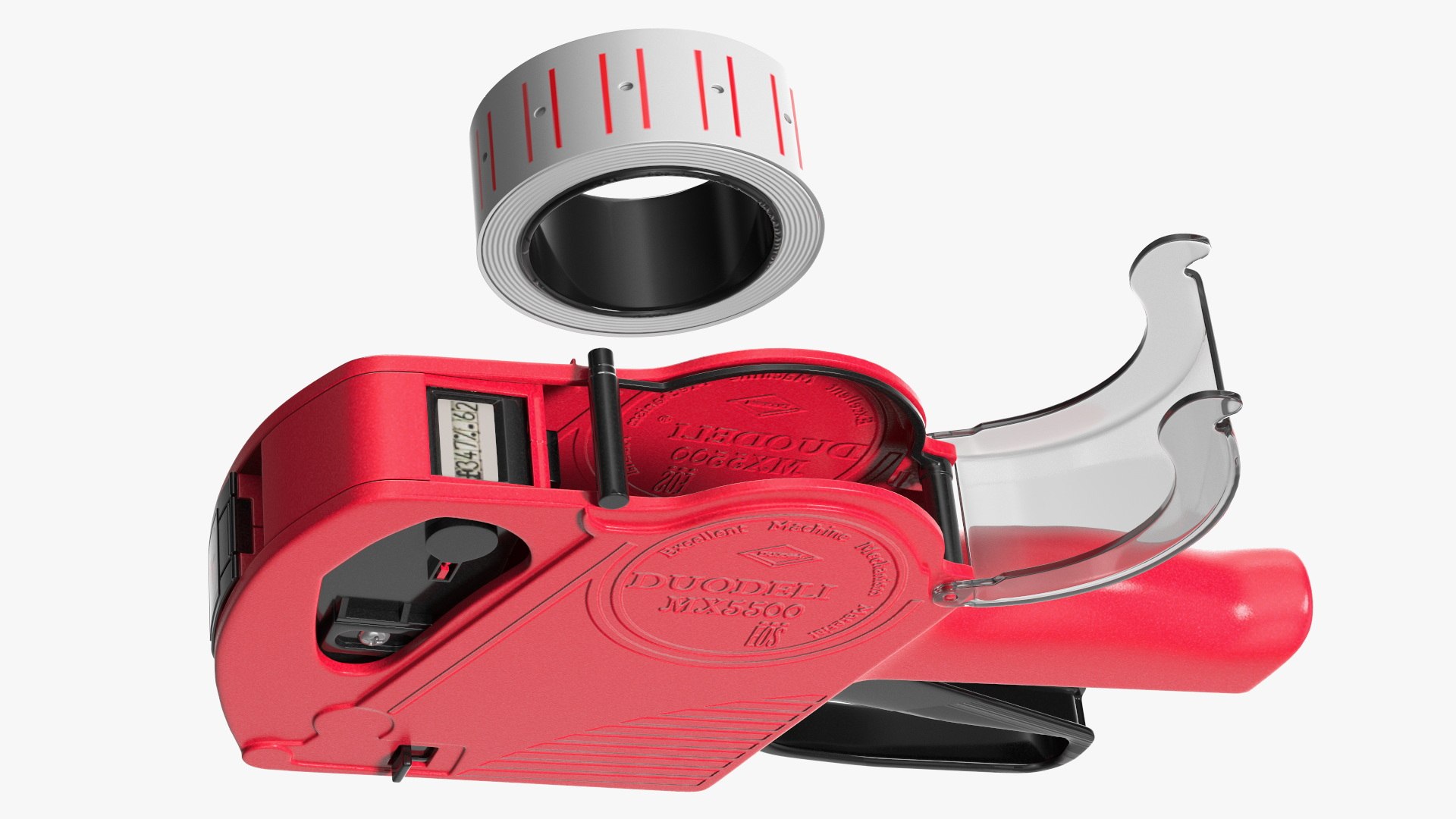 3D Price Tag Gun Labeler Duodeli MX5500 Model TurboSquid 2104041