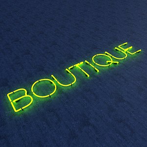 Boutuque Neon Sign