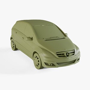 3D Mercedes-Benz B-Class 2010 model