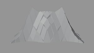 peak structure wall 3D model