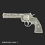 Colt Python Black 3D Model