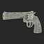Colt Python Black 3D Model