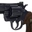 Colt Python Black 3D Model
