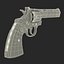 Colt Python Black 3D Model