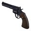 Colt Python Black 3D Model