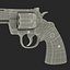 Colt Python Black 3D Model