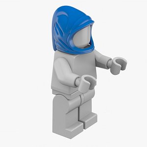 3D Lego Hoodie Hat with Minifigure