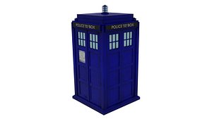Doctor Who TARDIS with PBR material