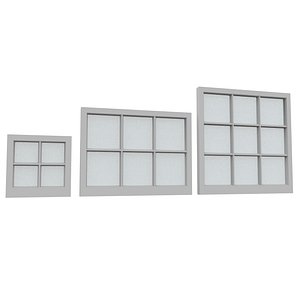 Window Framework 3D model