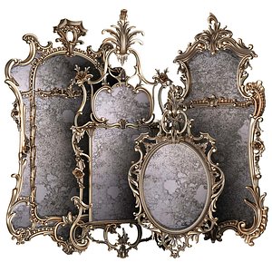 george 2 mirror set 3D model