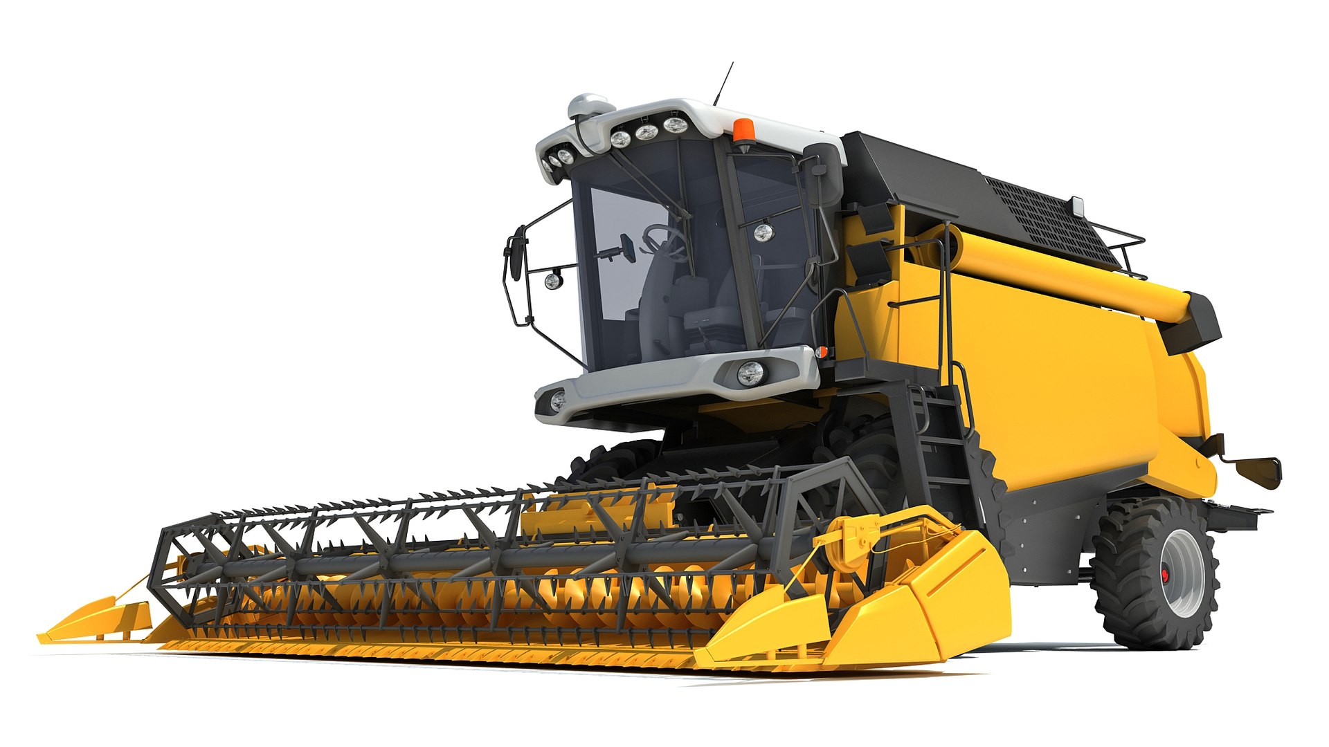 3D Combine Harvester - TurboSquid 1692512