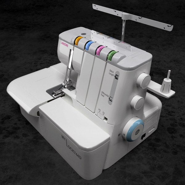 overlock janome 744d 3d model