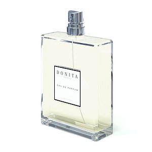 perfume glass bottle 3D model