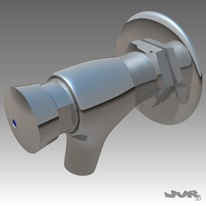 3d model tap closes faucets