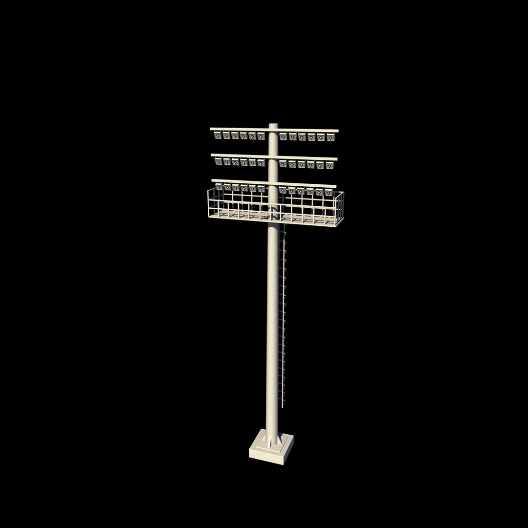 stadium lighting tower 01 3D model model https://p.turbosquid.com/ts-thumb/y4/a8CXTl/YG/stadiumlightingtower016/jpg/1783271958/1920x1080/fit_q87/ee17659e4e681bdfb2db34e30bf97176e1219219/stadiumlightingtower016.jpg