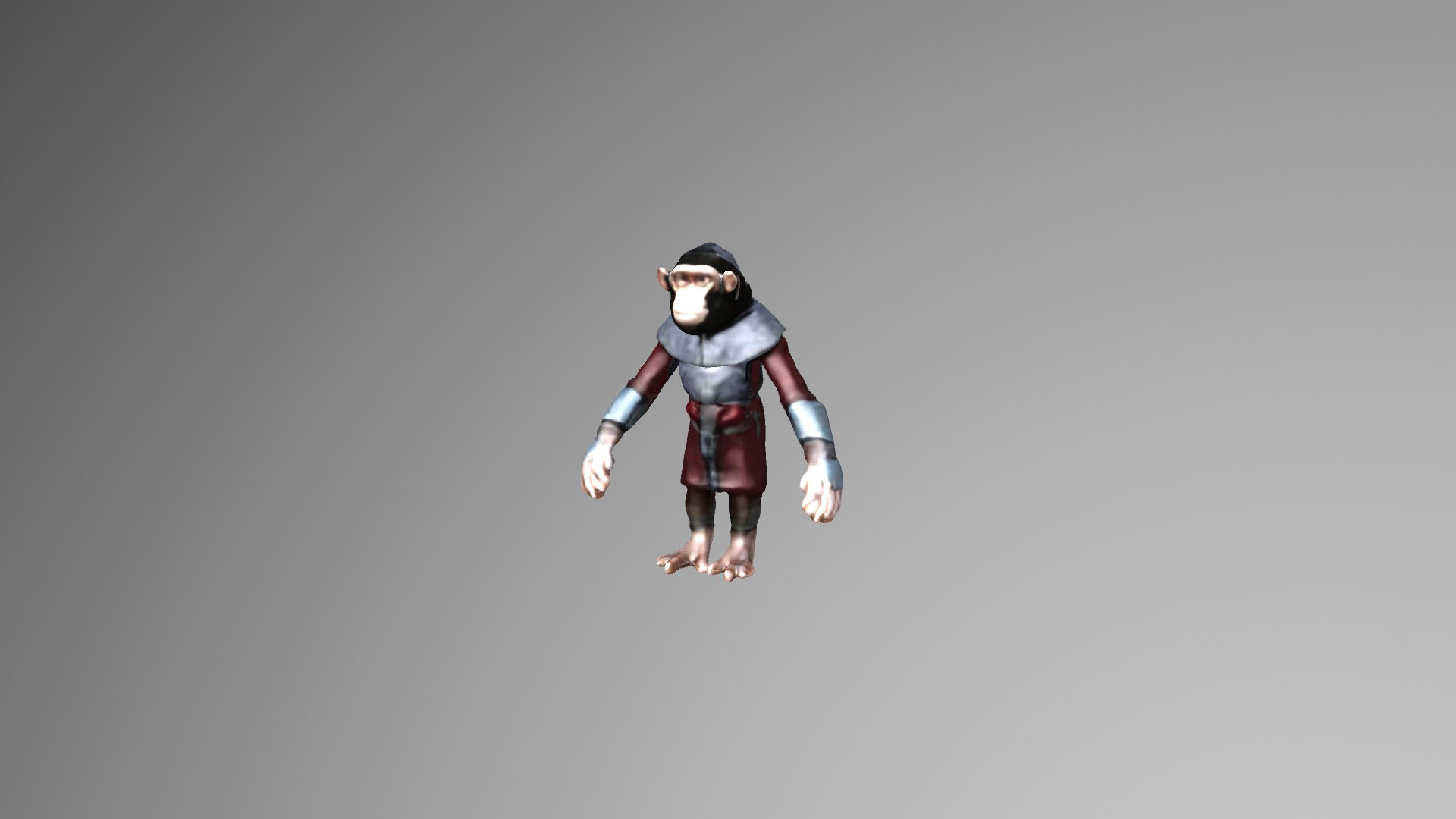 3D Monkey Model - TurboSquid 2206657