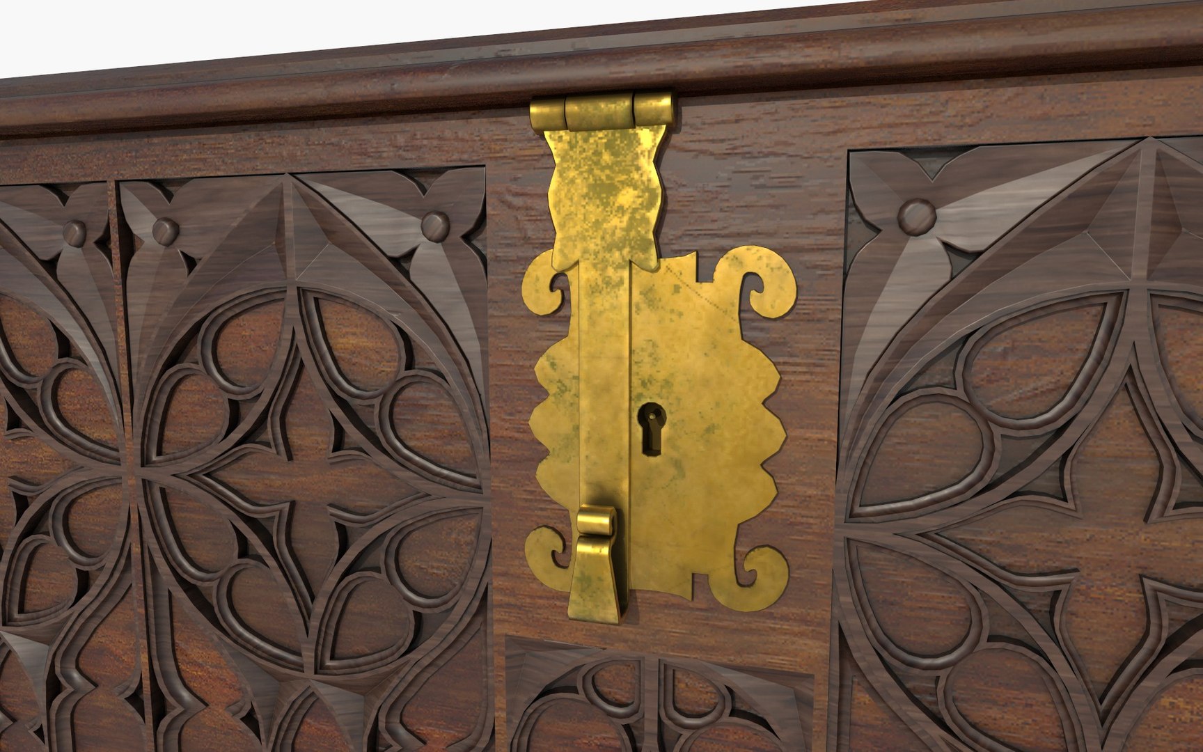 Gothic Chest Model - TurboSquid 1793162