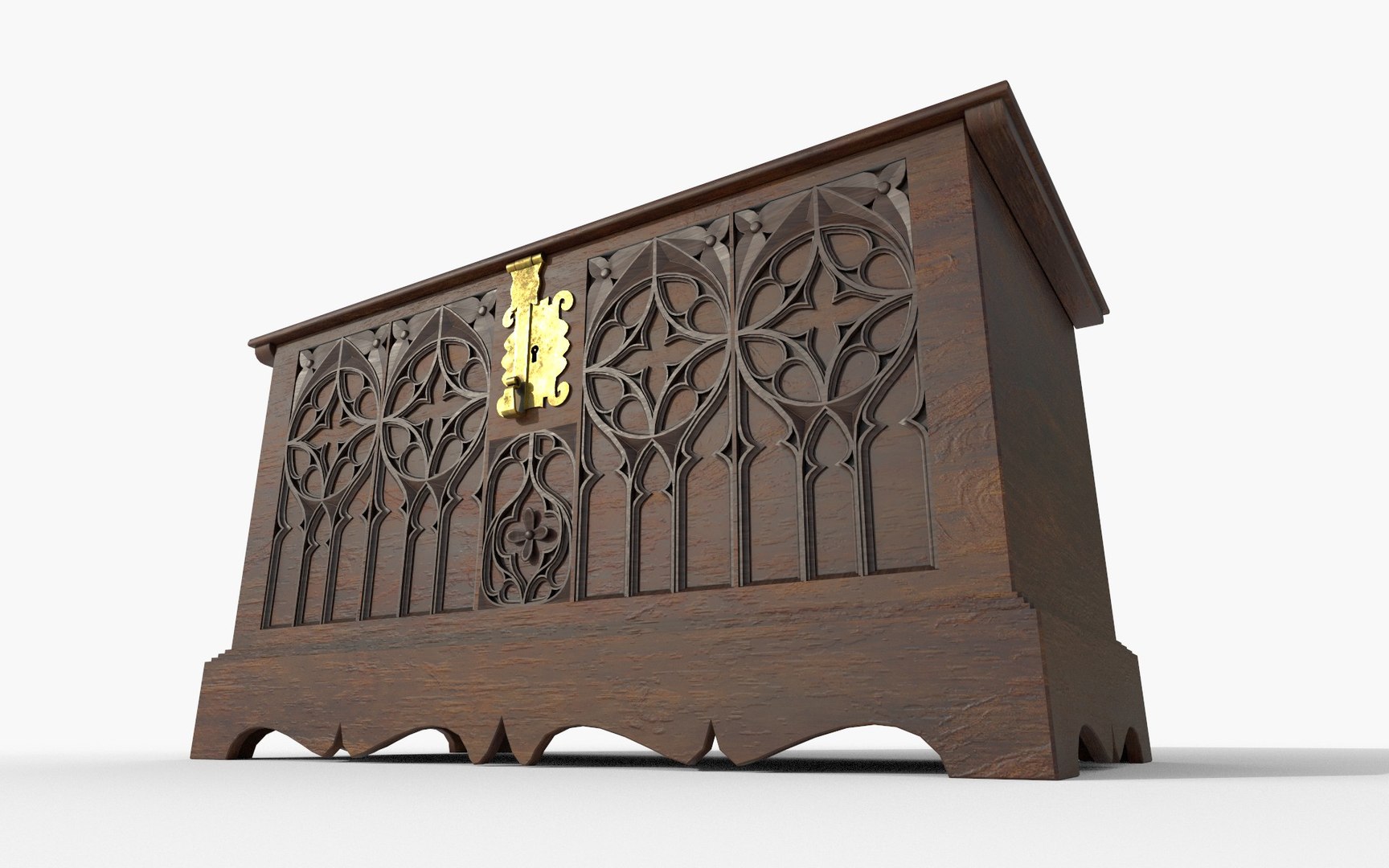 Gothic Chest Model - TurboSquid 1793162