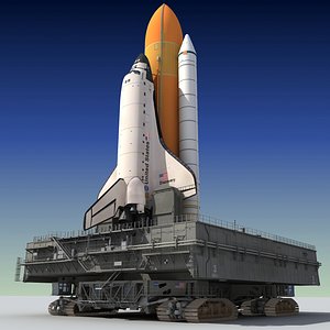 3d model space shuttle launch pad