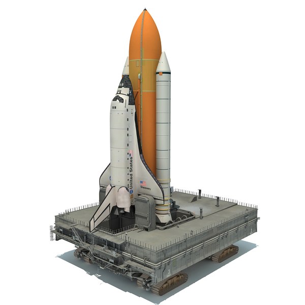 3d model space shuttle launch pad