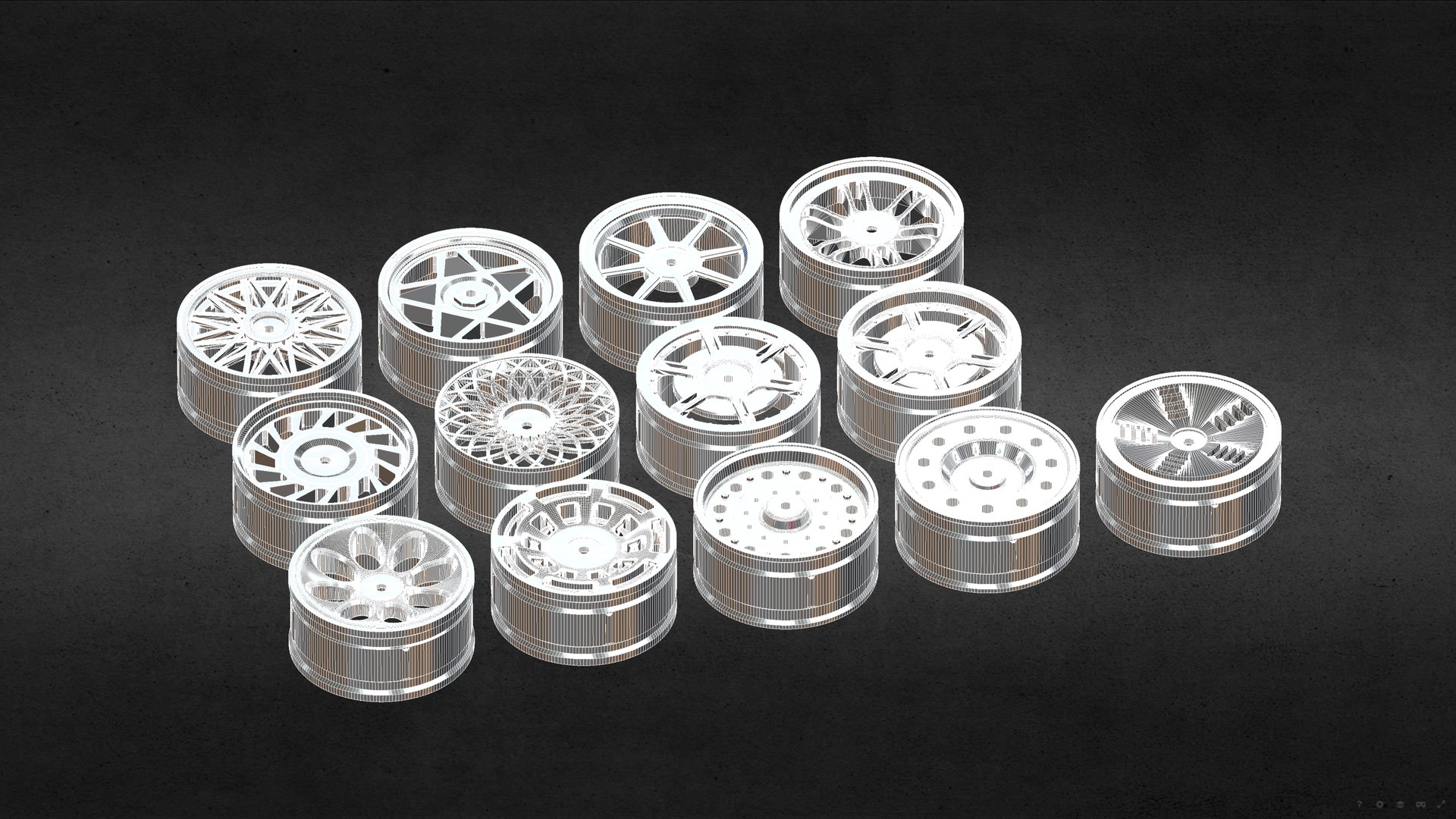 3D Model Car Rim Model Pack - TurboSquid 2316994