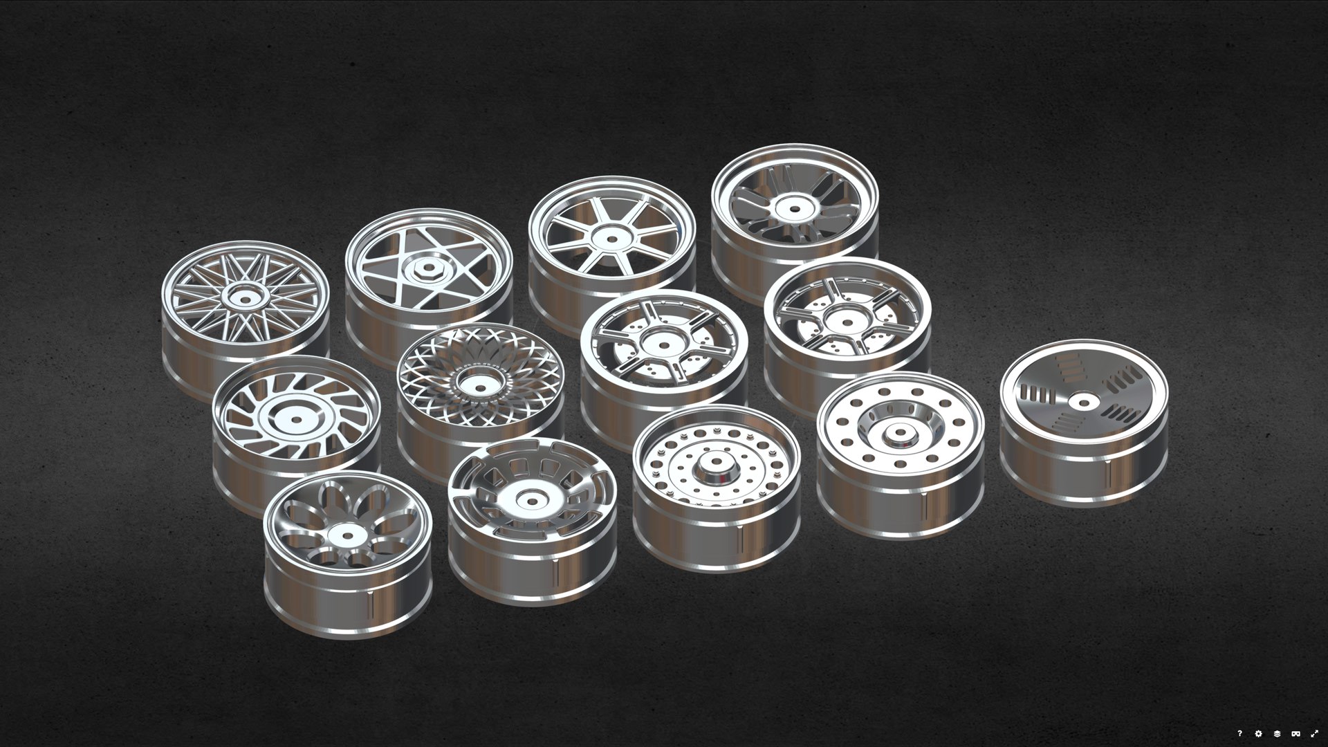 3D Model Car Rim Model Pack - TurboSquid 2316994