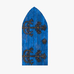 Castle Door 01 Low Poly Realistic