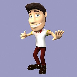 Young Man cartoon