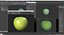 Green Apple PBR Scan Retopo